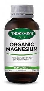 Thompsons Organic Magnesium Tablets 120